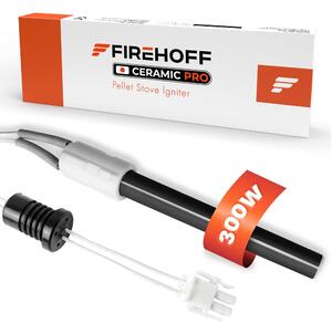 Keramická svíčka pro peletové topení, 300 W, průměr 11,55 mm, rozměry 78/110 mm