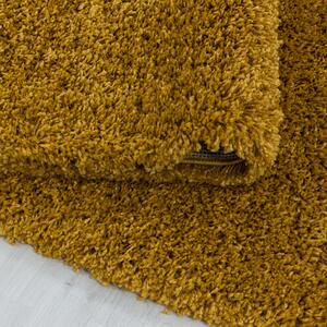 Ayyildiz Kusový koberec SYDNEY 3000, kulatý, Zlatá Rozměr koberce: 80 cm KRUH