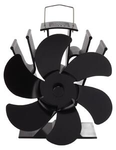 6 Messen: Ventilátor pro kamna, poháněný teplem, velmi tichý a energeticky úsporný