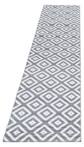 Ayyildiz Kusový koberec PLUS 8005, Šedá Rozměr koberce: 80 x 300 cm