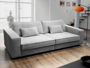 POHOVKA BIG SOFA, plast, textil, kompozitní dřevo, šedá Livetastic - Pohovky, Online Only