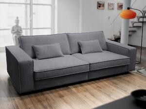 POHOVKA BIG SOFA, plast, textil, kompozitní dřevo, antracitová Livetastic - Pohovky, Online Only