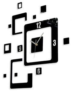 Moderní nástěnné hodiny TRIO (nalepovací hodiny na stěnu)