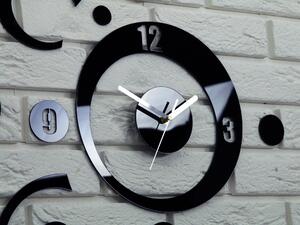 Moderní nástěnné hodiny PLANET (nalepovací hodiny na stěnu)
