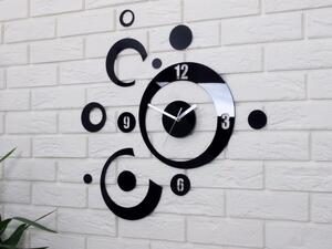Moderní nástěnné hodiny PLANET (nalepovací hodiny na stěnu)