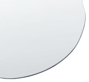 Nástěnné zrcadlo 50 x 55 cm stříbrné BAGNEUX
