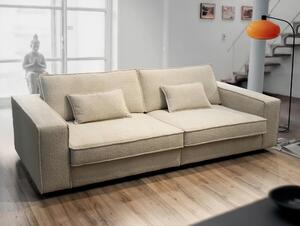 POHOVKA BIG SOFA, plast, textil, kompozitní dřevo, béžová Livetastic - Pohovky, Online Only