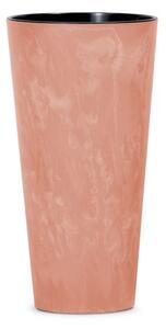 PROSPERPLAST Květináč - TUBUS SLIM Beton Effect Průměr: 15 cm, Barva: terakotová