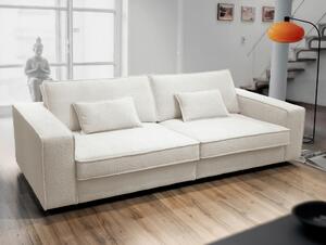 POHOVKA BIG SOFA, plast, textil, kompozitní dřevo, krémová Livetastic - Pohovky, Online Only
