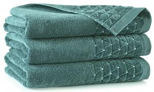 Egyptská bavlna ručníky a osuška Diamond - smaragdová Velikost: osuška 70 x 140