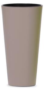 PROSPERPLAST Květináč - TUBUS SLIM Průměr: 20 cm, Barva: antracit