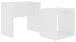 Set konferenčních stolků bílý 48 x 30 x 45 cm dřevotříska