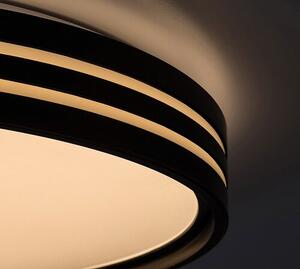 Rabalux 71118 Epora LED Moderní stropní svítidlo | Teplá bílá | 25W | Bílá | Černá - r-71118
