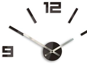 Moderní nástěnné hodiny ARABIC WENGE (nalepovací hodiny na stěnu)