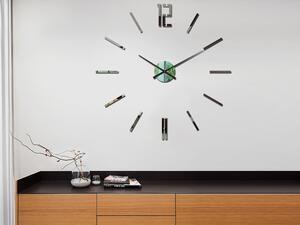 Moderní nástěnné hodiny CARLO MIRROR (nalepovací hodiny na stěnu)