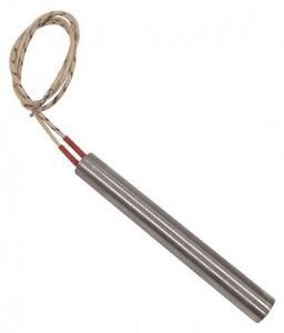 Keramický topný článek (pelletka) pro krb, průměr 12,5 mm, délka 100 mm, výkon 300 W