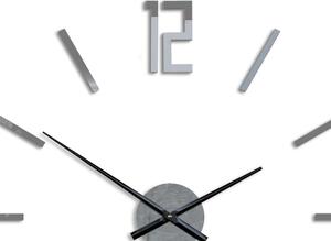 Moderní nástěnné hodiny CARLO GRAY (nalepovací hodiny na stěnu)