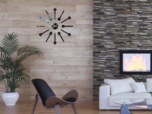 Moderní nástěnné hodiny METRO (nalepovací hodiny na stěnu)