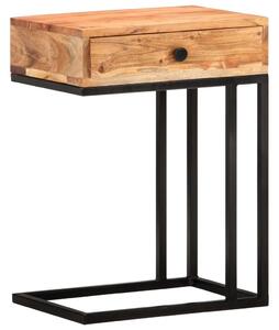 Odkládací stolek ve tvaru U 45x30x61 cm masivní akáciové dřevo