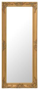 Nástěnné zrcadlo barokní styl 50 x 120 cm zlaté