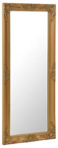 Nástěnné zrcadlo barokní styl 50 x 120 cm zlaté