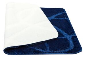 Koupelnový kobereček Kobe Navy granátový, linie