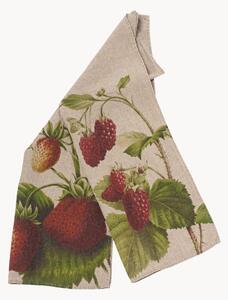 Sada lněných utěrek Strawberry & Raspberry, 2 díly
