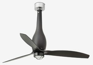 ETERFAN M LED, černá, stropní ventilátor s DC motorem - FARO