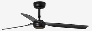 PUNT M, černá, stropní ventilátor s DC motorem - FARO