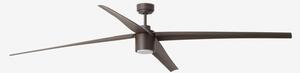 ATTOS XL LED, hnědá, stropní ventilátor s DC motorem - FARO