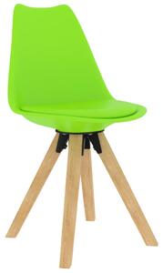 Jídelní židle 4 ks zelené
