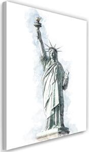 Obraz na plátně Socha Svobody NY - Cornel Vlad Rozměry: 40 x 60 cm