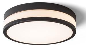 CIRA LED 35 stropní opálové sklo/černá 230V LED 24W IP44 3000K - RED - DESIGN RENDL