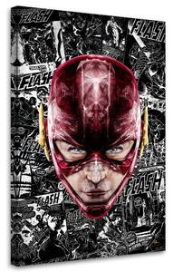 Obraz na plátně Flash červená tvář superhrdiny - Rubiant Rozměry: 40 x 60 cm