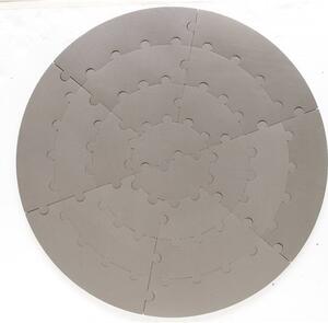 Baby Dan kulatá hrací podložka puzzle/dráha Grey 110 cm