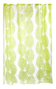 Sprchový závěs Toro, 180x180cm, textil, zelený list
