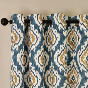 Modré závěsy v sadě 2 ks 168x229 cm Suri Geo – Pineapple Elephant
