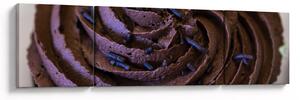 Obraz - Čokoládový cupcake (170x50 cm)