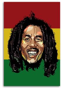 Obraz na plátně Bob Marley Jamajka - Nikita Abakumov Rozměry: 40 x 60 cm