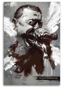 Obraz na plátně Chester Bennington Linkin Park - Nikita Abakumov Rozměry: 40 x 60 cm