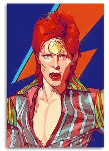 Obraz na plátně David Bowie zpěvák - Nikita Abakumov Rozměry: 40 x 60 cm