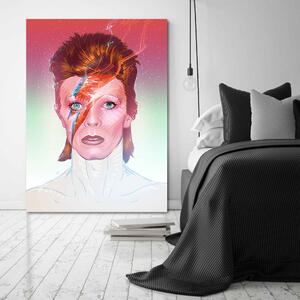 Obraz na plátně David Bowie barevný portrét - Nikita Abakumov Rozměry: 40 x 60 cm