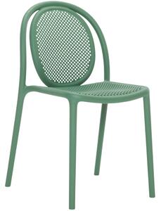 Pedrali Zelená plastová jídelní židle Remind 3730