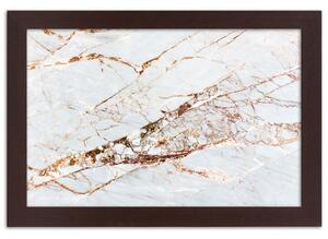 Plakát Mramorová abstrakce Barva rámu: Bílá, Rozměry: 100 x 70 cm