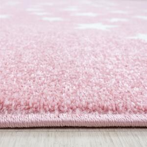 Ayyildiz Dětský kusový koberec BAMBI 0870, kulatý, Růžová Rozměr koberce: 120 cm KRUH