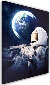 Obraz na plátně Astronaut se dívá na Zemi z vesmíru - Gab Fernando Rozměry: 40 x 60 cm