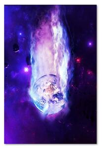 Obraz na plátně Země hořící barvou - Gab Fernando Rozměry: 40 x 60 cm