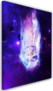 Obraz na plátně Země hořící barvou - Gab Fernando Rozměry: 40 x 60 cm