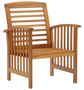 Zahradní židle 2 ks masivní akáciové dřevo