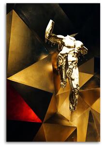 Obraz na plátně Moderní zlatá postava - Gab Fernando Rozměry: 40 x 60 cm